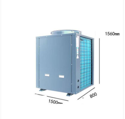 O calor da fonte de ar do clima IPV4 frio bombeia a bomba de calor refrigerada 8KW da máquina DHW