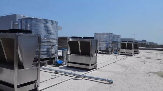 Bomba de calor da piscina que refrigera e que aquece a energia do inversor da C.C. eficiente