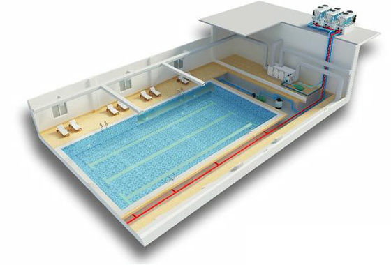 Economia de energia do condicionamento de ar da bomba de calor da fonte de ar do aquecimento Underfloor