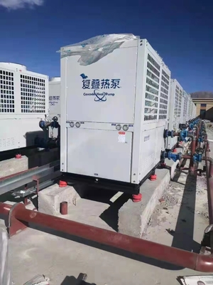Unidade alta 150Kw da bomba de calor da BOBINA da cascata para o líquido refrigerante de R410A R134a