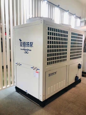 bomba de calor variável da cascata da frequência da baixa temperatura de 52Kw R410A para o matadouro