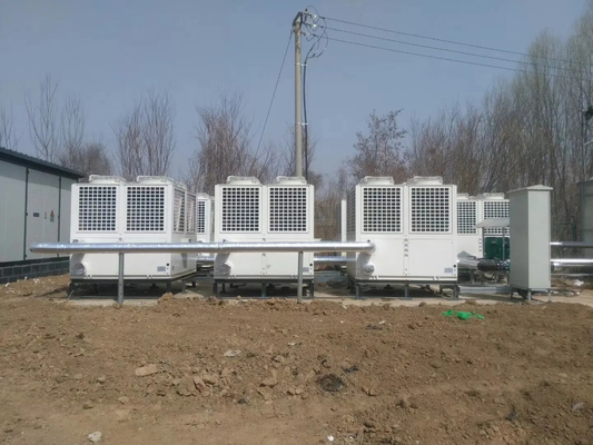 Líquido refrigerante da bomba de calor 25Kw da fonte de ar da cascata R410A água quente de 90 graus