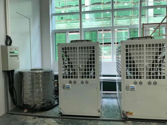 Bomba de calor 150Kw da cascata da água quente R134a R410A para empresas mineiras