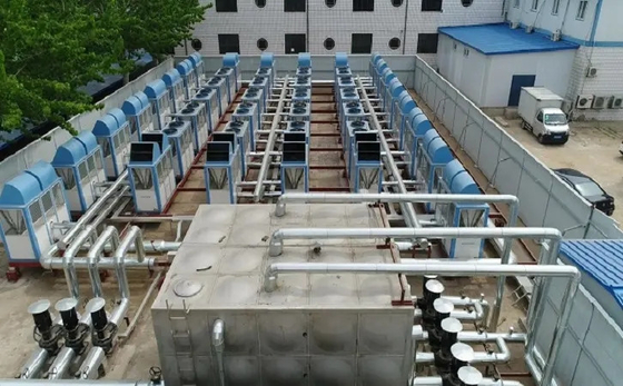 Bomba de calor 150Kw da cascata da água quente R134a R410A para empresas mineiras