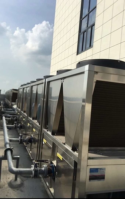 bomba de calor da fonte de ar do CO2 30kW na temperatura da água da saída sobre 80°C